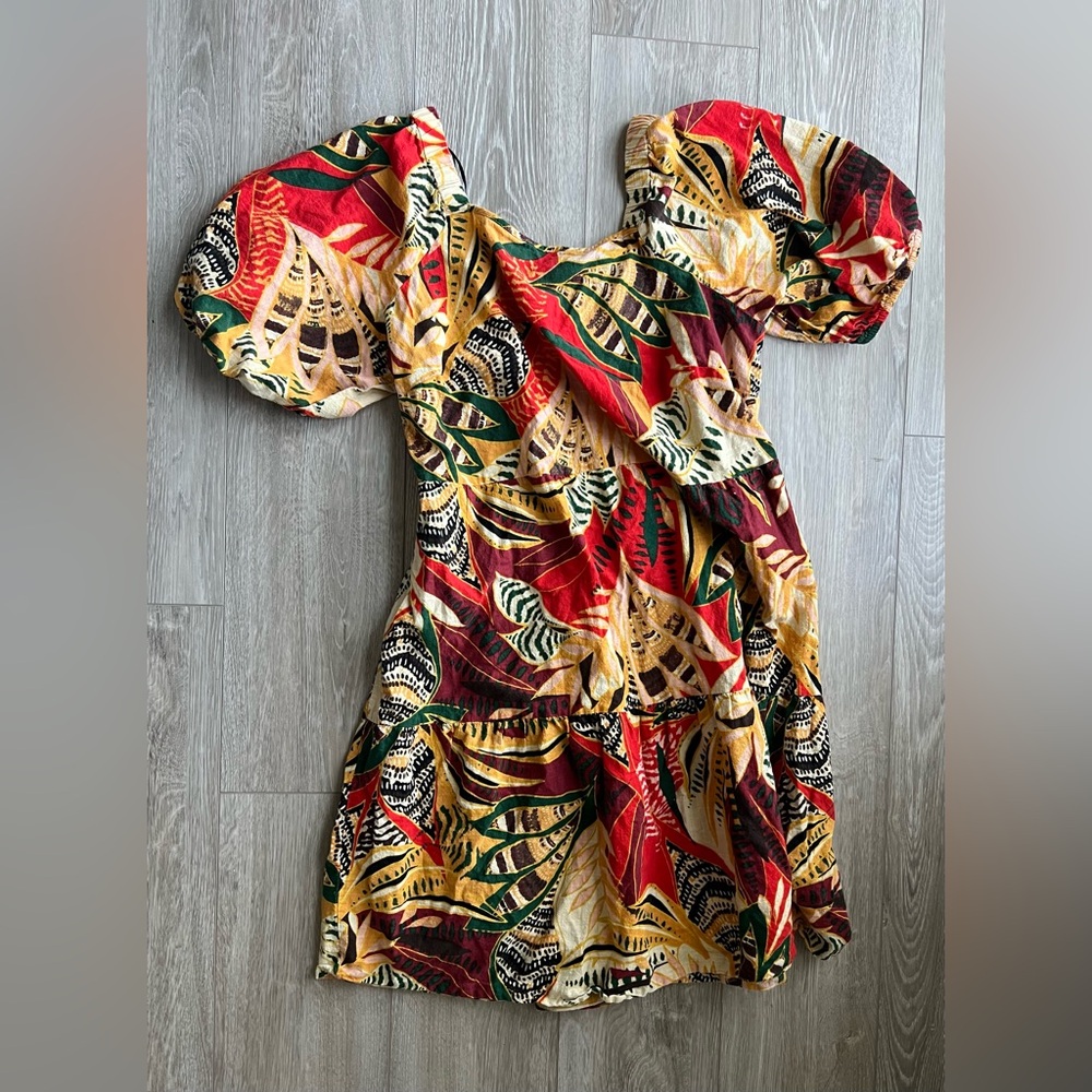 Mlle Gabrielle Cotton Bold Print Dress size 1X